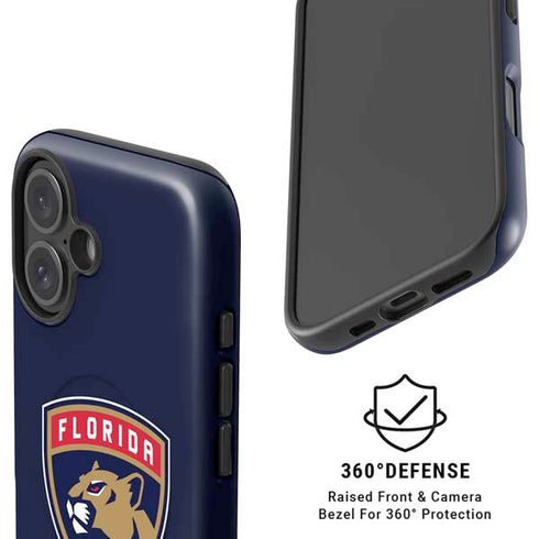 NHL Florida Panthers Distressed iPhone 16 Magsafe Impact Case