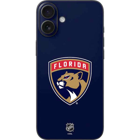 NHL Florida Panthers Distressed iPhone 16 Plus Skin