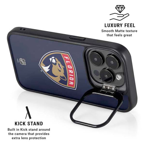 NHL Florida Panthers Distressed iPhone 16 Pro Max Kickstand Case