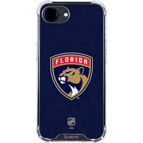 NHL Florida Panthers Distressed iPhone 16e Clear Case