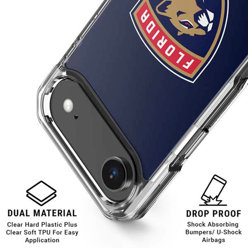 NHL Florida Panthers Distressed iPhone 17 Air Clear Case