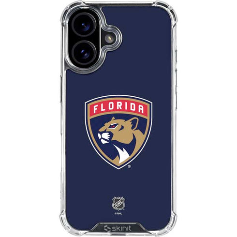 NHL Florida Panthers Distressed iPhone 17 Clear Case