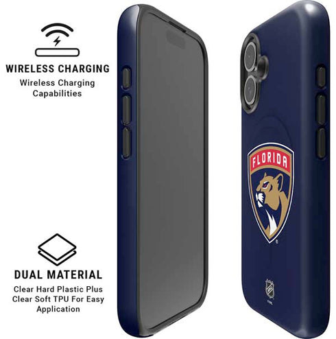 NHL Florida Panthers Distressed iPhone 17 Magsafe Impact Case