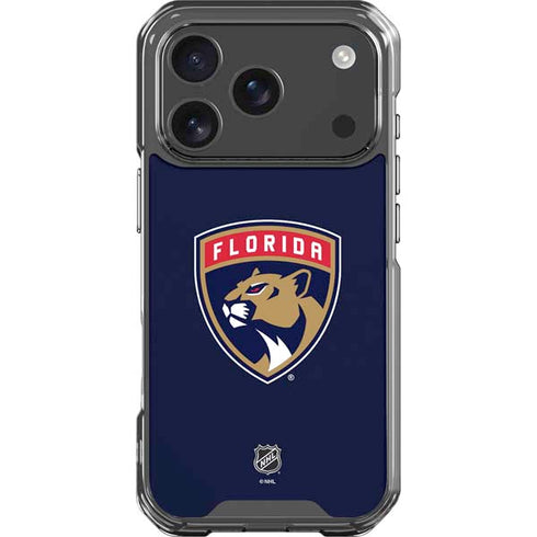 NHL Florida Panthers Distressed iPhone 17 Pro Clear Case