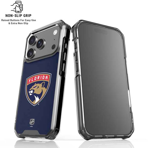 NHL Florida Panthers Distressed iPhone 17 Pro Clear Case
