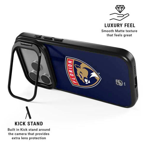 NHL Florida Panthers Distressed iPhone 17 Pro Kickstand Case
