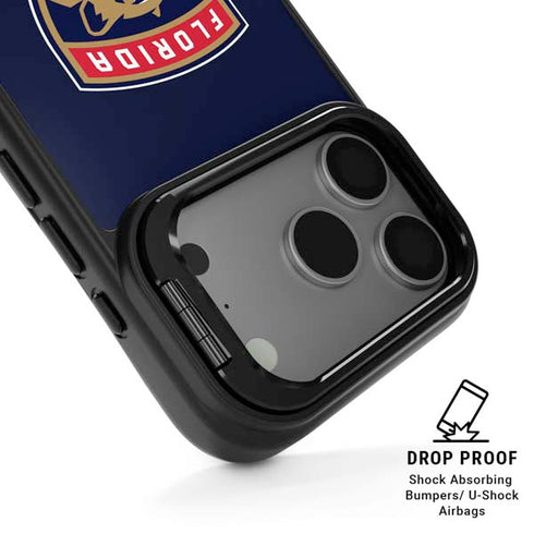 NHL Florida Panthers Distressed iPhone 17 Pro Kickstand Case