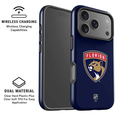 NHL Florida Panthers Distressed iPhone 17 Pro Magsafe Impact Case
