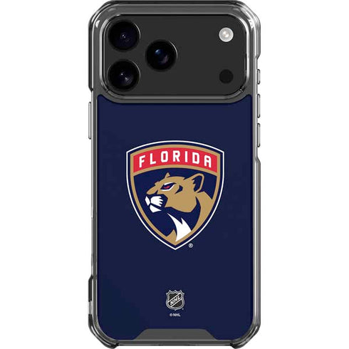 NHL Florida Panthers Distressed iPhone 18 Pro Max Clear Case
