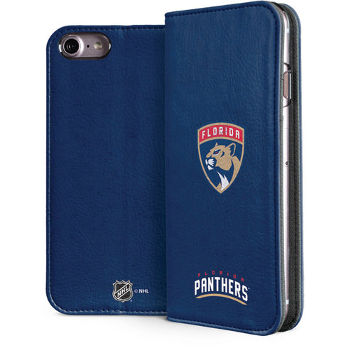 NHL Florida Panthers Distressed iPhone 7 Folio Case