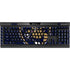 NHL Florida Panthers Distressed K95 RGB PLATINUM Mechanical Gaming Keyboard Skin