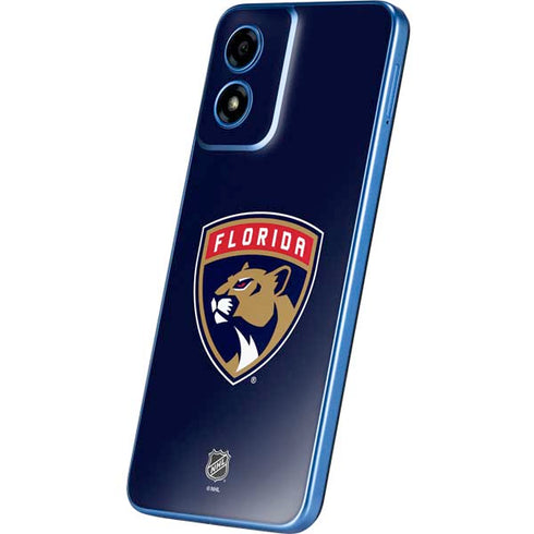 NHL Florida Panthers Distressed Moto G Play 4G (2024) Skin