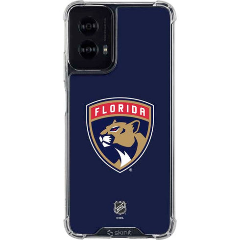 NHL Florida Panthers Distressed Moto G Power 5G (2024) Clear Case