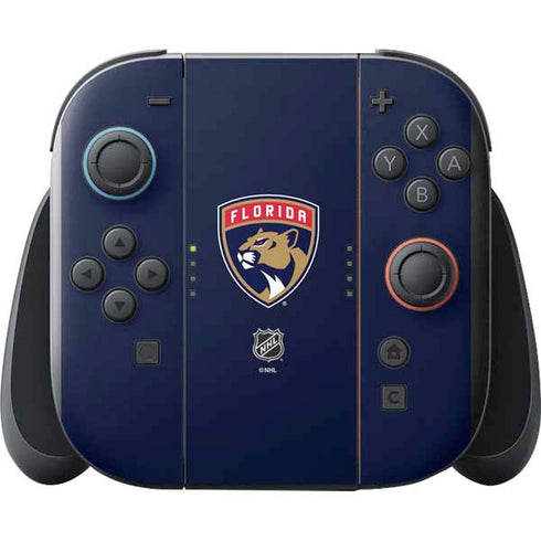 NHL Florida Panthers Distressed Nintendo Switch 2 (2025) with Joy-Con Skin