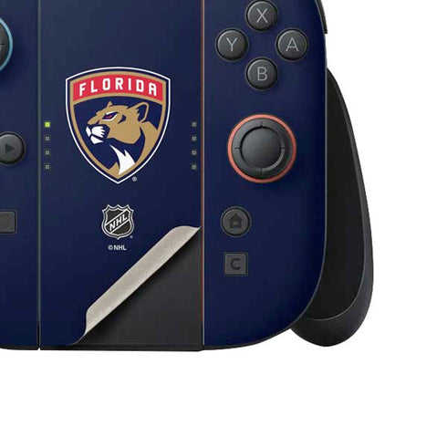 NHL Florida Panthers Distressed Nintendo Switch 2 (2025) Joy-Con Controller Skin