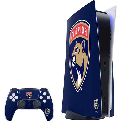 NHL Florida Panthers Distressed PlayStation PS5 Skins