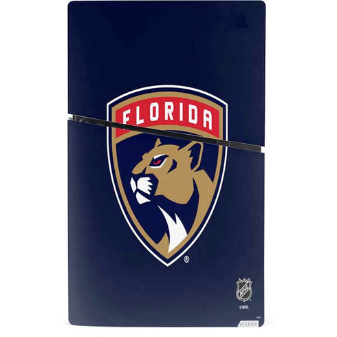 NHL Florida Panthers Distressed PS5 Slim Digital Edition Console Skin