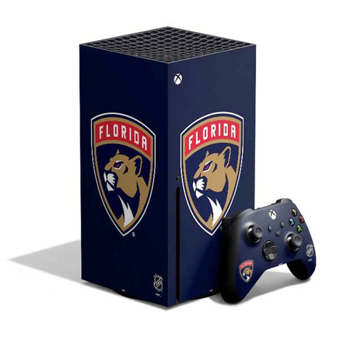 NHL Florida Panthers Distressed Xbox Series X Skins