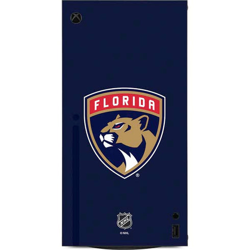 NHL Florida Panthers Distressed XBox Series X Digital Edition Console Skin