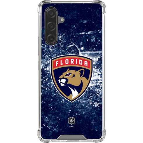 NHL Florida Panthers Frozen Galaxy A17 Clear Case