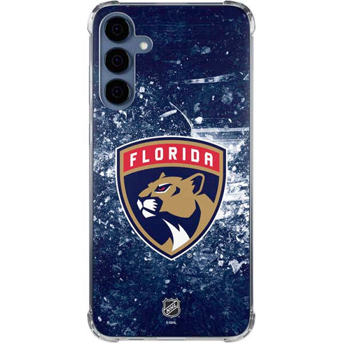 NHL Florida Panthers Frozen Galaxy A35 5G Clear Case