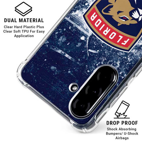 NHL Florida Panthers Frozen Galaxy A36 5G Clear Case
