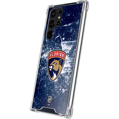 NHL Florida Panthers Frozen Galaxy S23 Ultra Clear Case