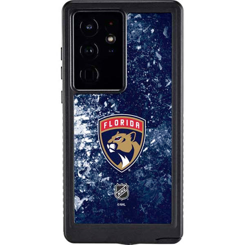 NHL Florida Panthers Frozen Galaxy S24 Ultra Waterproof Case