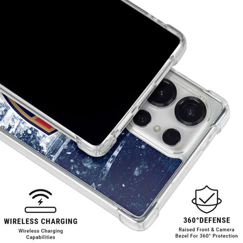 NHL Florida Panthers Frozen Galaxy S25 Ultra Clear Case