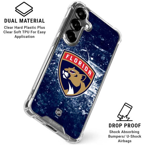 NHL Florida Panthers Frozen Galaxy S26 Clear Case
