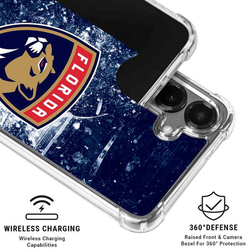 NHL Florida Panthers Frozen Galaxy S26 Plus Clear Case