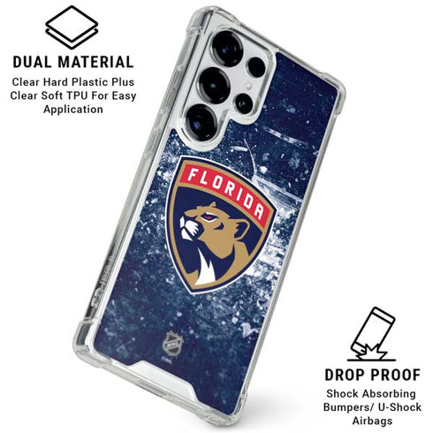 NHL Florida Panthers Frozen Galaxy S26 Ultra Clear Case