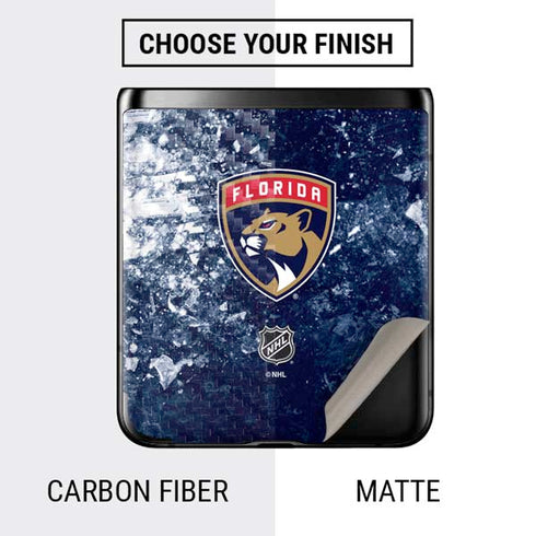NHL Florida Panthers Frozen Galaxy Z Flip Skin