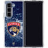 NHL Florida Panthers Frozen Galaxy Z Fold5 5G Clear Case