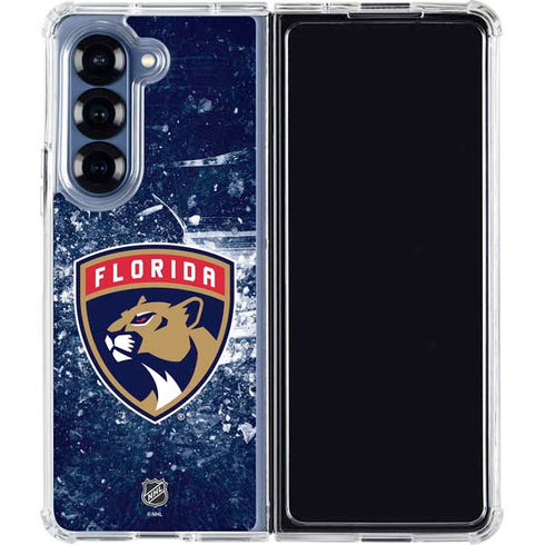 NHL Florida Panthers Frozen Galaxy Z Fold6 Clear Case
