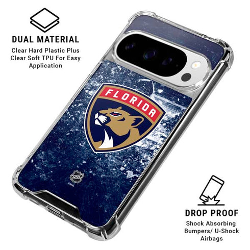 NHL Florida Panthers Frozen Google Pixel 10 Pro XL Clear Case