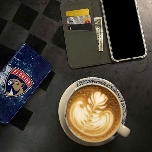 NHL Florida Panthers Frozen iPhone 13 Folio Case
