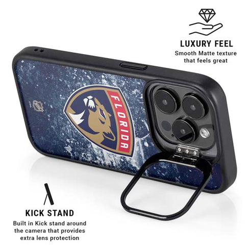 NHL Florida Panthers Frozen iPhone 13 Pro Max Kickstand Case