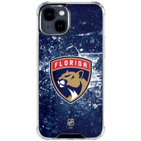 NHL Florida Panthers Frozen iPhone 15 Clear Case