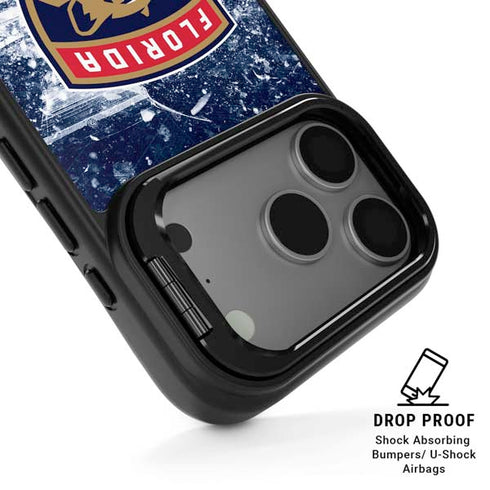 NHL Florida Panthers Frozen iPhone 17 Pro Kickstand Case