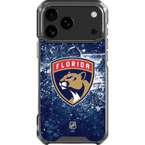 NHL Florida Panthers Frozen iPhone 17 Pro Max Clear Case