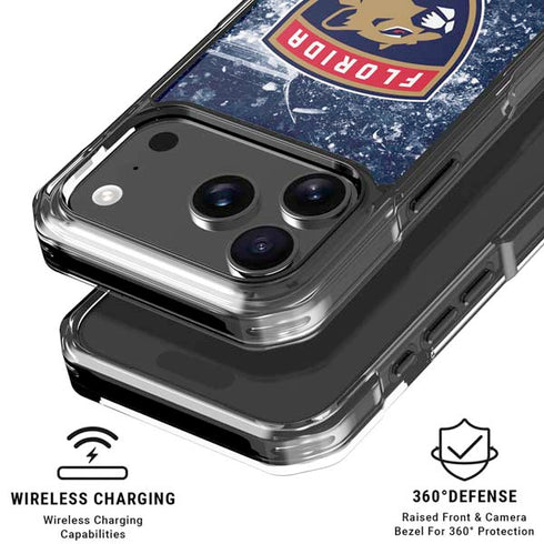 NHL Florida Panthers Frozen iPhone 18 Pro Clear Case