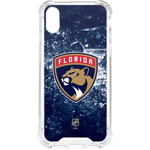 NHL Florida Panthers Frozen iPhone XS Clear Case