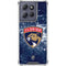 NHL Florida Panthers Frozen Moto G 5G (2025) Clear Case