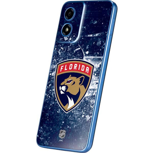 NHL Florida Panthers Frozen Moto G Play 4G (2024) Skin