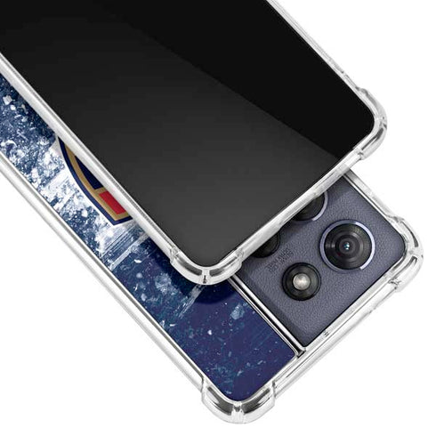 NHL Florida Panthers Frozen Moto G Power 5G (2025) Clear Case