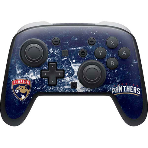 NHL Florida Panthers Frozen Nintendo Switch 2 (2025) Pro Controller Skin