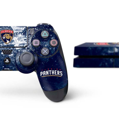 NHL Florida Panthers Frozen PS4 Console and Controller Bundle Skin