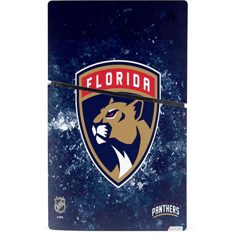 NHL Florida Panthers Frozen PS5 Slim Digital Edition Console Skin