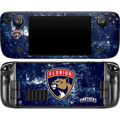 NHL Florida Panthers Frozen Steam Deck Handheld Gaming Computer OLED Skin